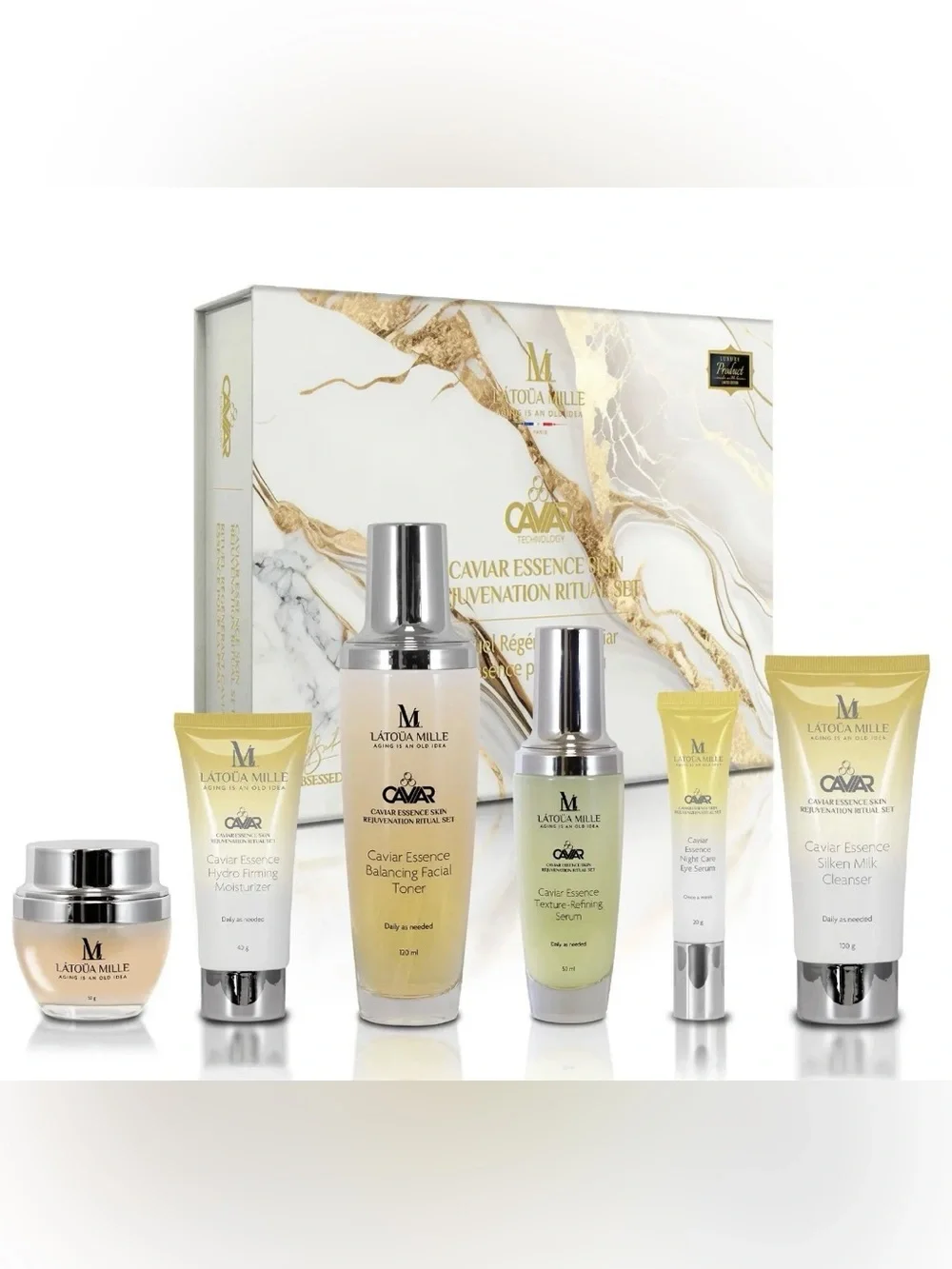 🚨SALE🚨 Latoua Mille Caviar Essence Anti-Aging Rejuvenation Set ~ Retail $6000 - Picture 1 of 4